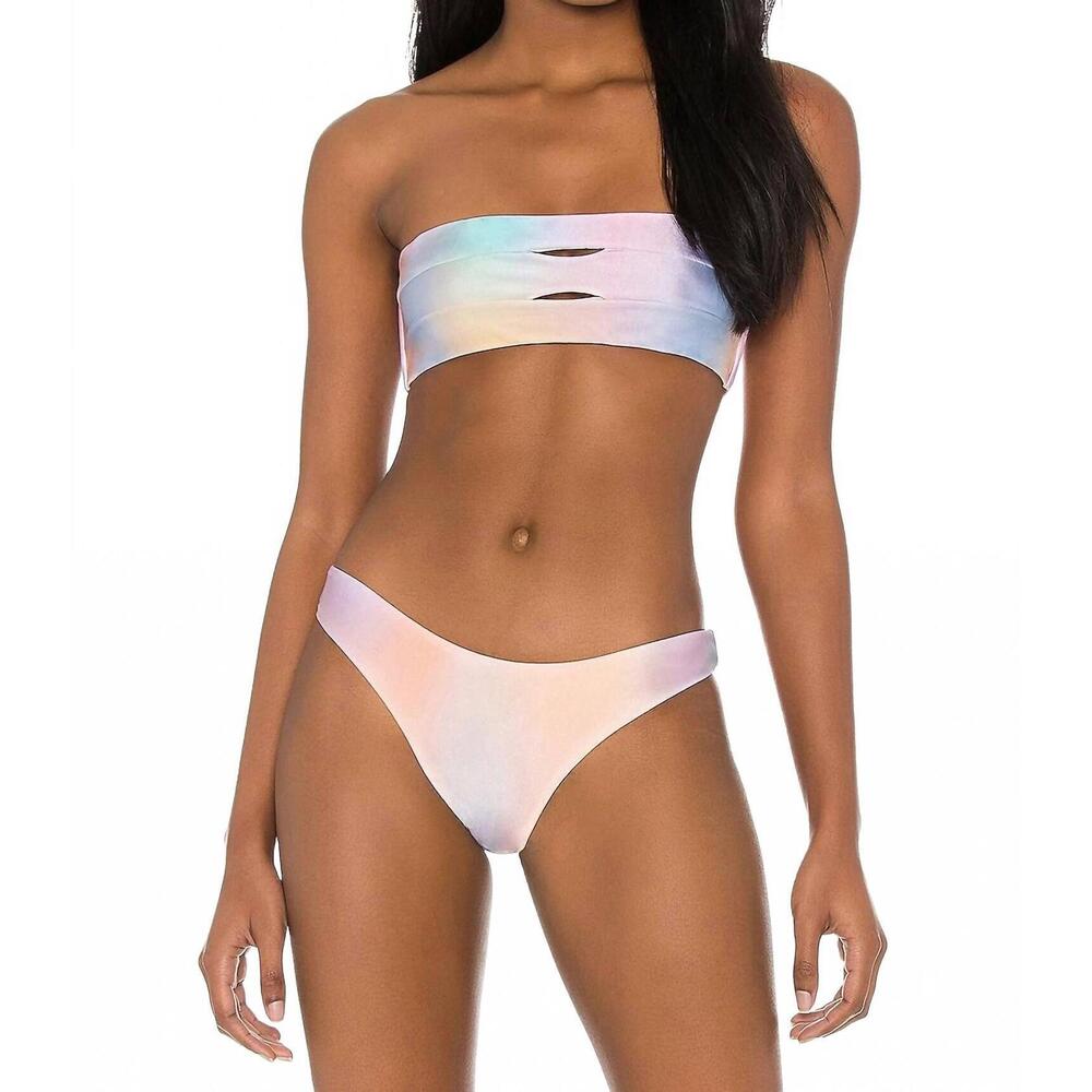 NEW PILY Q skimpy bikini bottom in golden hour